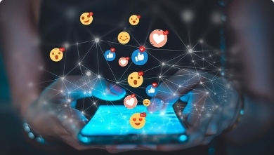 SNSマーケティングの様子